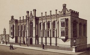 Liverpool: Liverpool College, Shaw Street (litografia) de English School