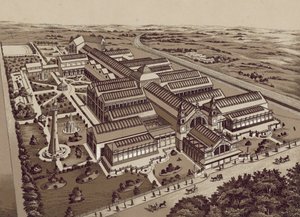 Liverpool: Exposição de carregadores 1886 (litografia) de English School