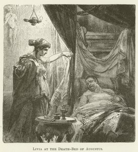 Lívia no leito de morte de Augusto de English School