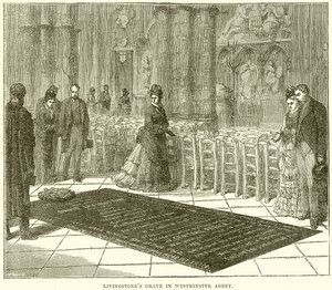 Livingstones Grave em Abadia de Westminster de English School