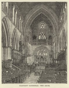 Catedral de Llandaff, o coro de English School