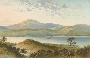 Loch Ness, de cima da queda dos foyers de English School
