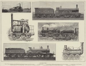 Locomotivas (gravura) de English School