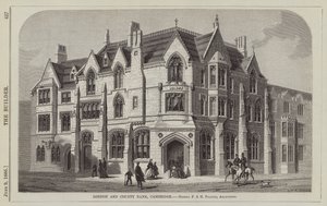 London and County Bank, Cambridge, Messrs F e H Francis, Architects (gravura) de English School