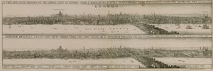 Londres, antes e depois do Grande Incêndio de English School
