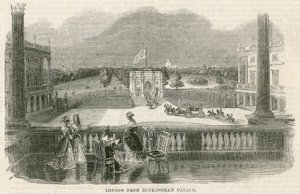Londres, do Palácio de Buckingham de English School
