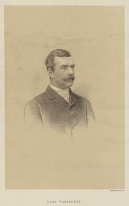 Lord Carington (litho) de English School
