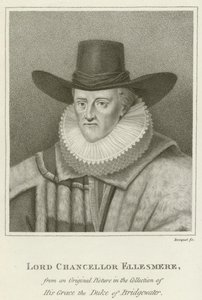 Lord Chancellor Ellesmere (gravura) de English School