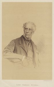 Lord Charles Russell (litho) de English School
