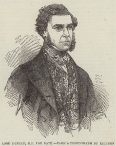 Lord Duncan, MP para Banho (gravura) de English School