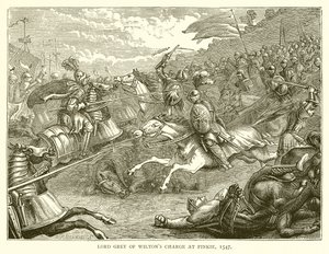 Senhor Grey de Wiltons Charge no Pinkie, 1547