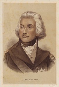 Lord Nelson (cor litho) de English School