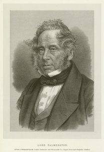 Lord Palmerston (litho) de English School