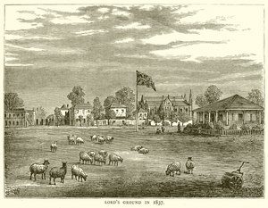 Lords Ground, em 1837 de English School