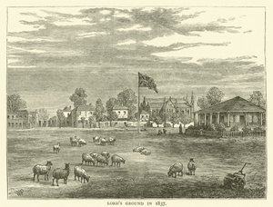 Lord&39;s Ground em 1837 de English School