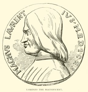 Lorenzo, o Magnífico (gravura) de English School