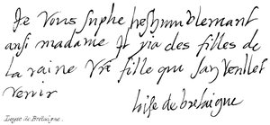 Loyse de Bretaigne de English School