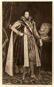 Ludovic Stuart, Segundo Duque de Lennox, de James I e VI, impresso por Manzi Joyant & Co. Paris, 1904 (collotype) de English School