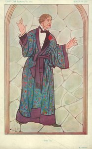 M Lou-Tellegen, Dorian Gray, 10 de setembro de 1913, desenho animado da Vanity Fair de English School