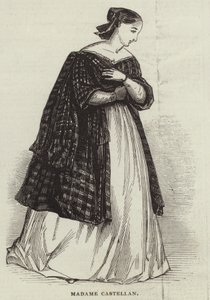 Madame Castellan (gravura) de English School