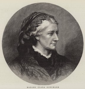 Madame Clara Schumann (gravura) de English School