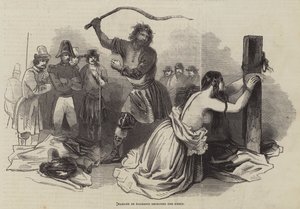 Madame de Kalerdgi recebendo o Knout de English School