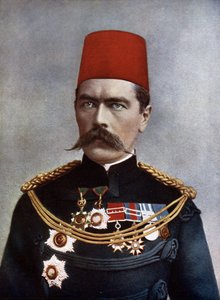 Major-General Lord Horatio Herbert Kitchener (1850-1916) de Cartum e de Broome, ilustração de 