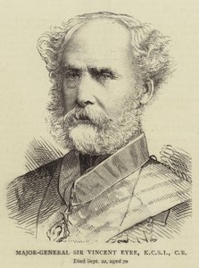 Major-General Sir Vincent Eyre, KCSI, CB (gravura) de English School