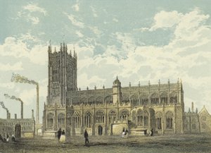 Catedral de Manchester, vista sudeste de English School