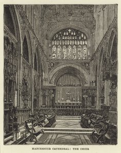 Catedral de Manchester, o coro de English School