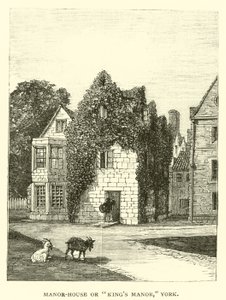 Manor-House ou Kings Manor, em York de English School