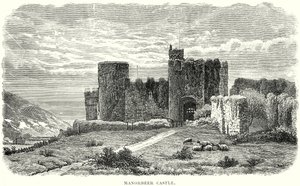 Castelo de Manorbeer (gravura) de English School