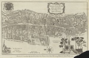 Mapa de Bishopsgate Ward, London