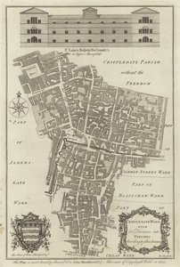 Mapa de Cripplegate Ward, London