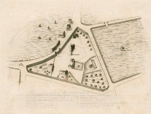 Mapa da paróquia de St Giles nos campos, Londres