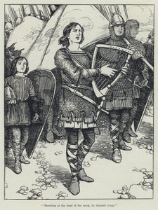 "Marchando à frente do exército, ele entoava canções" de English School