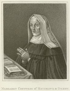 Margaret, Condessa de Richmond e Derby (gravura) de English School