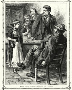Maria Louisa Charlesworth e o caçador furtivo (gravura) de English School