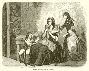 Marie Antoinette na prisão de English School