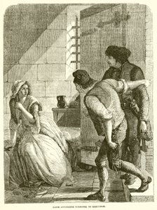 Marie Antoinette convocada para a execução de English School