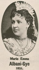 Marie Emma Albani-Gye (gravura) de English School