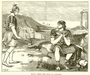 Marius entre as ruínas de Cartago de English School