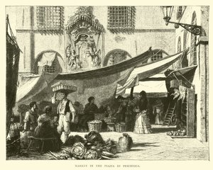 Mercado na Piazza di Pescheria de English School