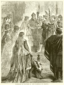 Casamento de Eduardo II e Isabella da França de English School