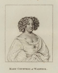 Mary Rich, Condessa de Warwick (gravura) de English School