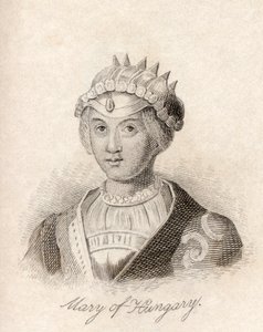 Maria de Habsburgo, do "Dicionário Histórico de Crabb", 1825 de English School