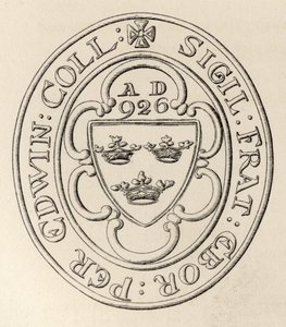Selo maçônico da Grande Loja de Toda a Inglaterra, York, c.1766, de A História da Maçonaria, volume II, publicado por Thomas C. Jack, Londres, 1883 de English School