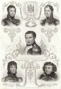 Massena, Ney, Napoleão Bonaparte, Murat e Kleber de English School