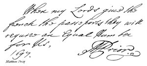 Matthew Prior de English School