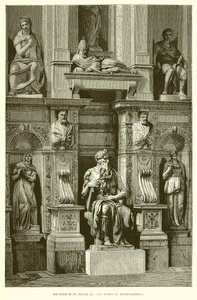 Mausoléu de Júlio II; O Moisés de Michelangelo de English School